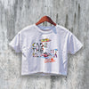 Cage The Elephant Crop Top Thank You, Happy Birthday Crop Tee Rock Shirt