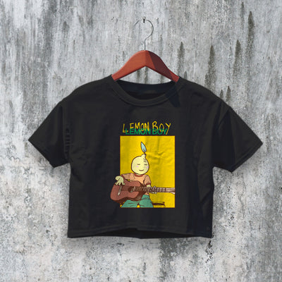 Cavetown Crop Top Lemon Boy Crop Tee Inspired Music Shirt Fan Merch