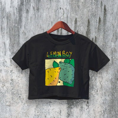 Cavetown Crop Top Lemon Boy Crop Tee Album Art Shirt Music Streetwear