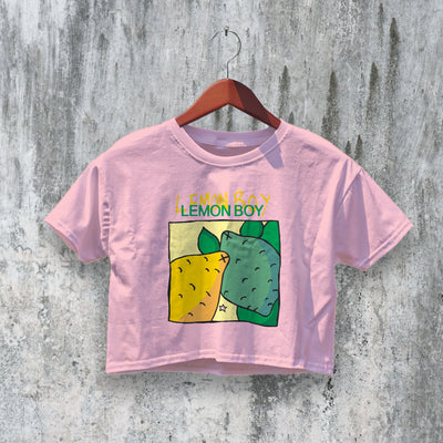 Cavetown Crop Top Lemon Boy Crop Tee Album Art Shirt Music Streetwear