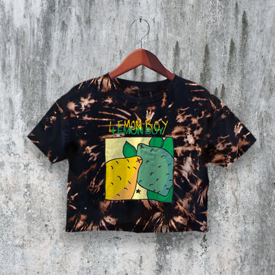 Cavetown Crop Top Lemon Boy Crop Tee Album Art Shirt Music Streetwear