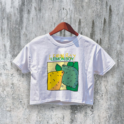 Cavetown Crop Top Lemon Boy Crop Tee Album Art Shirt Music Streetwear