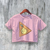 Cavetown Crop Top Cute Album Art Crop Tee Lemon Boy Shirt Fan Inspired