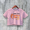 Cowboy Crop Top Cowgirl Crop Tee Long Live Shirt Vintage Cowboy Merch