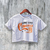 Cowboy Crop Top Cowgirl Crop Tee Long Live Shirt Vintage Cowboy Merch