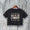 Cowboy Crop Top Dibs On The Cowboy Crop Tee Western Sheriff Shirt