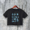 Seashell Fossil Crop Top Y2K Crop Tee Shell Fossil Shirt Shell Lover