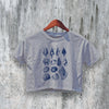 Seashell Fossil Crop Top Y2K Crop Tee Shell Fossil Shirt Shell Lover