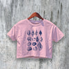 Seashell Fossil Crop Top Y2K Crop Tee Shell Fossil Shirt Shell Lover