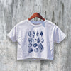 Seashell Fossil Crop Top Y2K Crop Tee Shell Fossil Shirt Shell Lover