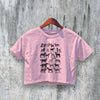 Dog Crop Top Y2K Crop Tee Vintage Dog Lover Shirt Dog Mom Gift