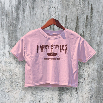 Harry Crop Top 90s Tour Crop Tee Harrys House Shirt Y2K Pop Music