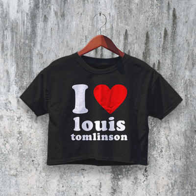 Louis Crop Top 90s Music Tour Crop Tee Louis Lover Shirt Y2K Pop