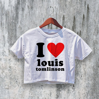 Louis Crop Top 90s Music Tour Crop Tee Louis Lover Shirt Y2K Pop