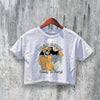 Dead Inside Crop Top Y2K Crop Tee Ready to Party Shirt Skeleton Lover - bestshirtz#
