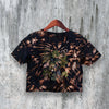 Floral Crop Top Y2K Crop Tee Flower Shirt Gardener Gift Plant Lover