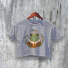 Frog Crop Top Y2K Crop Tee Cute Frog Lover Shirt Cute Animal Gift