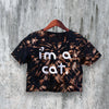 Iam Cat Crop Top Y2K Crop Tee Like Cat Lover Shirt Cat Girl Gift - bestshirtz#