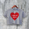Dilf Crop Top Y2K Crop Tee Dilf Lover Shirt ick Love Bitch Gift - bestshirtz#