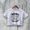 Hoeing Crop Top Y2K Crop Tee Mom Shirt Best Mother Gift