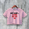Clown Eat Me Crop Top Y2K Crop Tee Clown Shirt Scary Halloween Gift