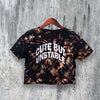 Cute But Unstable Crop Top Y2K Crop Tee Bitch Shirt Women Baby Tee