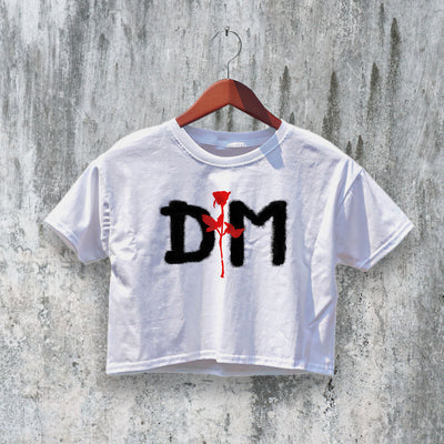 DM Crop Top Depeche Mode Crop Tee Violator Album Art Shirt Music Merch