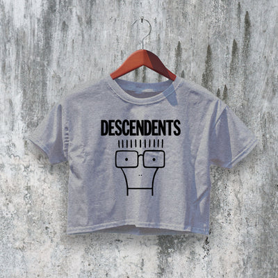 Descendents Crop Top Milo Goes to College Crop Tee Milo Logo Shirt - bestshirtz#