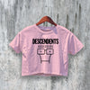 Descendents Crop Top Milo Goes to College Crop Tee Milo Logo Shirt - bestshirtz#