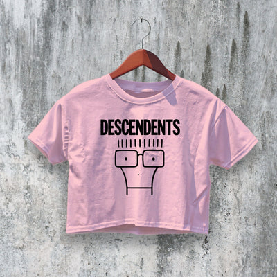 Descendents Crop Top Milo Goes to College Crop Tee Milo Logo Shirt - bestshirtz#