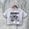 Descendents Crop Top Live Plus One Crop Tee Vintage Band Concert Shirt - bestshirtz#