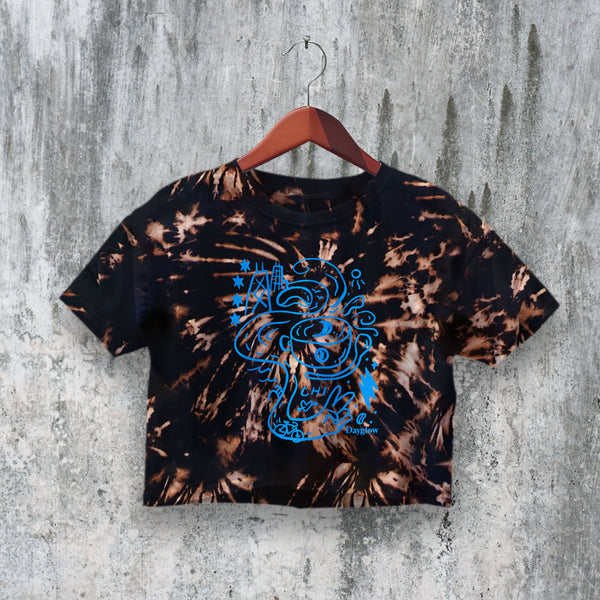 Dayglow Crop Top HACHI Public Cupping Crop Tee Coffee Project Shirt - bestshirtz