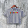 Dayglow Logo Crop Top Pop Rock Crop Tee Dayglow Shirt Retro Aesthetic - bestshirtz