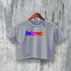 Frank Ocean Blonde Crop Top Aesthetic Logo Crop Tee Fan R&B Music Shirt