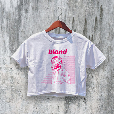 Frank Ocean Crop Top Blond Crop Tee Album Art Shirt Fan Music Streetwear