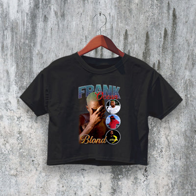 Bootleg Frank Ocean Crop Top Blond Crop Tee Music Fan Merch Shirt