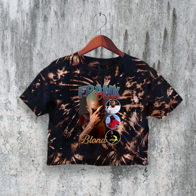 Bootleg Frank Ocean Crop Top Blond Crop Tee Music Fan Merch Shirt