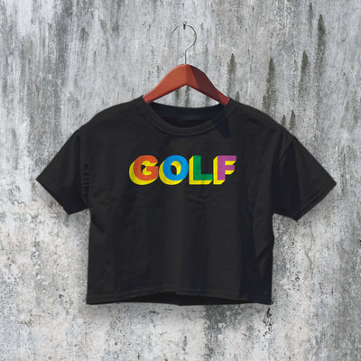 Tyler The Creator Logo Crop Top GOLF Crop Tee Rapper Shirt Hip Hop Merch