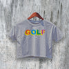 Tyler The Creator Logo Crop Top GOLF Crop Tee Rapper Shirt Hip Hop Merch