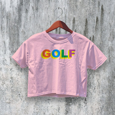 Tyler The Creator Logo Crop Top GOLF Crop Tee Rapper Shirt Hip Hop Merch