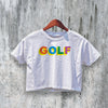 Tyler The Creator Logo Crop Top GOLF Crop Tee Rapper Shirt Hip Hop Merch