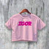 Tyler The Creator Logo Crop Top Igor Crop Tee Aesthetic Rapper Shirt