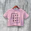 GYM Crop Top LFT HVY SHT Crop Tee Training Shirt Fitness Lovers - bestshirtz