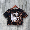 GYM Crop Top Fitness Lovers Crop Tee GYM Hair Don't Care Shirt - bestshirtz