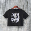 GYM Crop Top Fitness Lovers Crop Tee GYM Hair Don't Care Shirt - bestshirtz