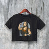 GYM Crop Top Fun Art Crop Tee Cute GYM Shirt Athletic Casual Trendy - bestshirtz