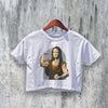 GYM Crop Top Fun Art Crop Tee Cute GYM Shirt Athletic Casual Trendy - bestshirtz