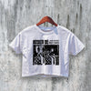Hüsker Dü Crop Top Land Speed Record Shirt Grunge Retro Punk Crop Tee - bestshirtz