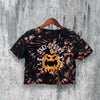 Halloween Crop Top Stay Spooky Crop Tee Horror Pumpkin Shirt - bestshirtz#