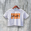 Halloween Crop Top Spooky Season Crop Tee Horror Shirt Halloween Gift - bestshirtz#